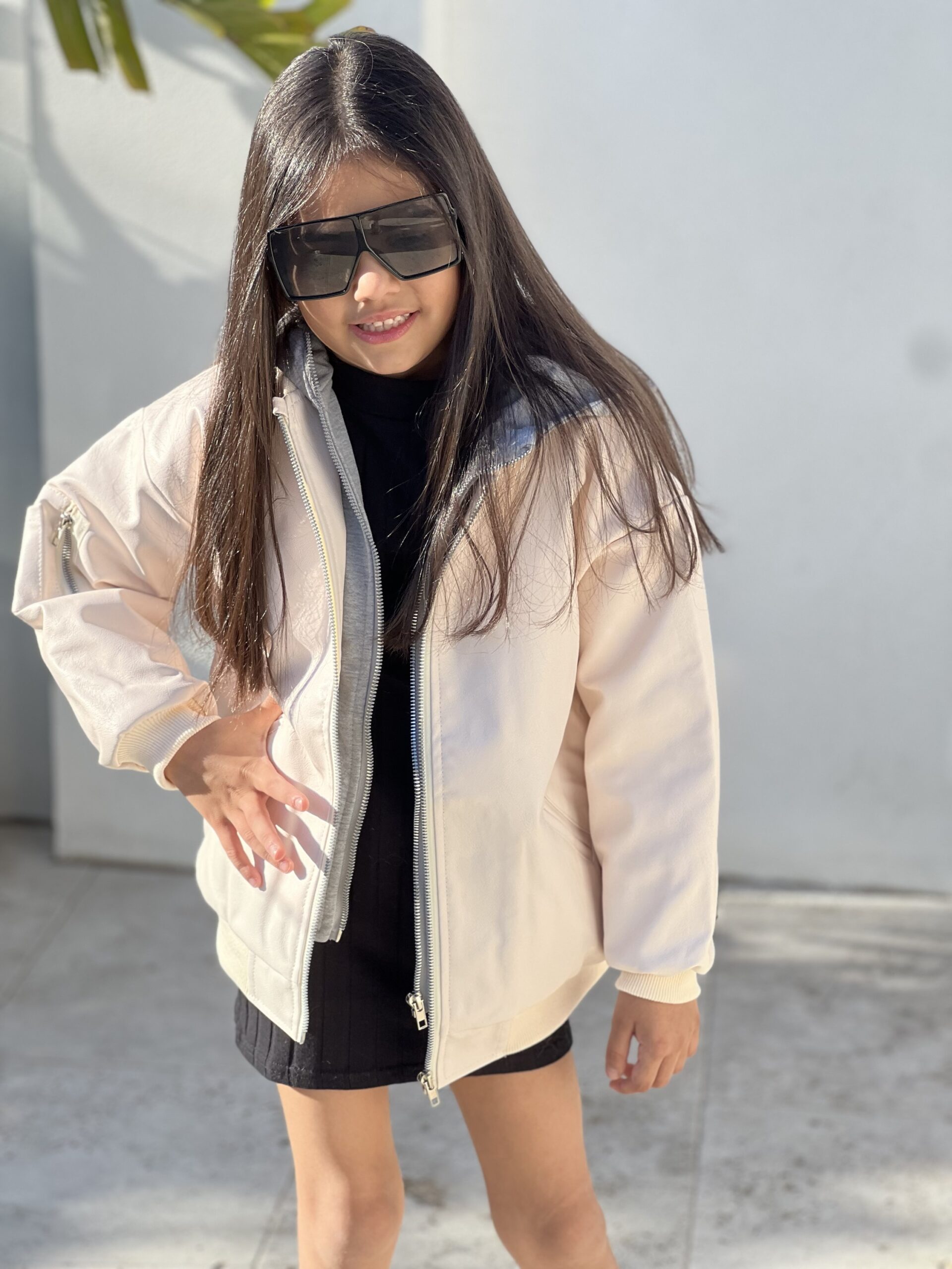 ROADSIDE PU LEATHER BOMBER