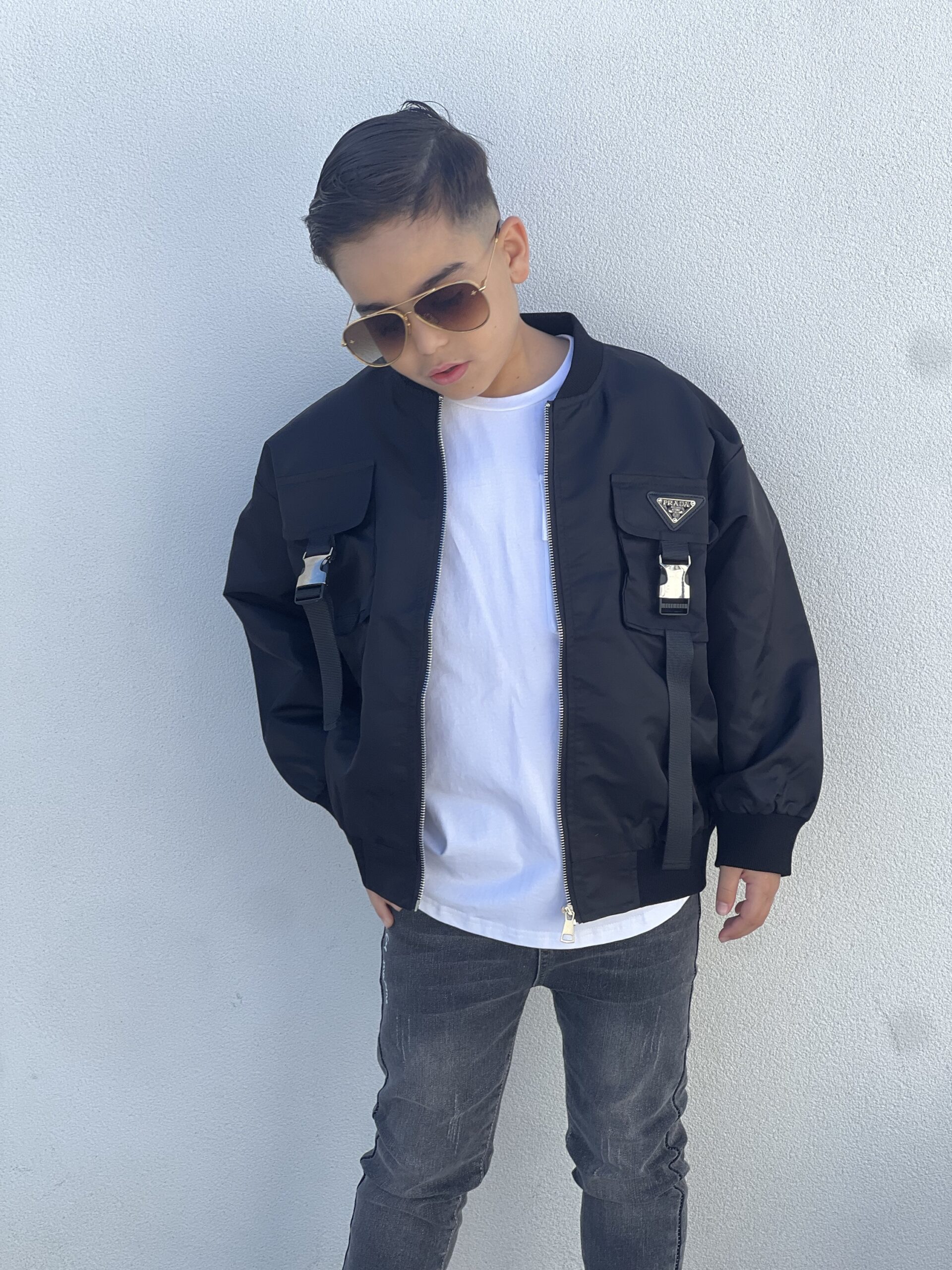 TWO STRAP BOMBER JACKET - Image 3