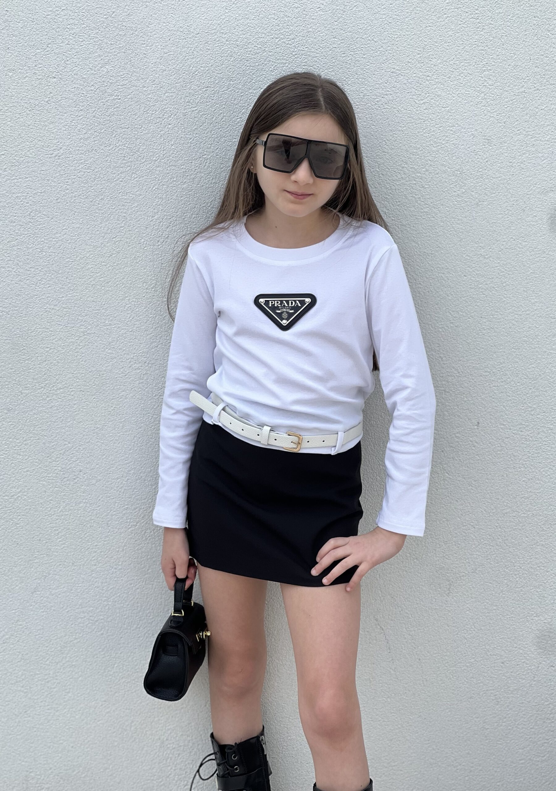 BELTED IN LONG SLEEVE TOP