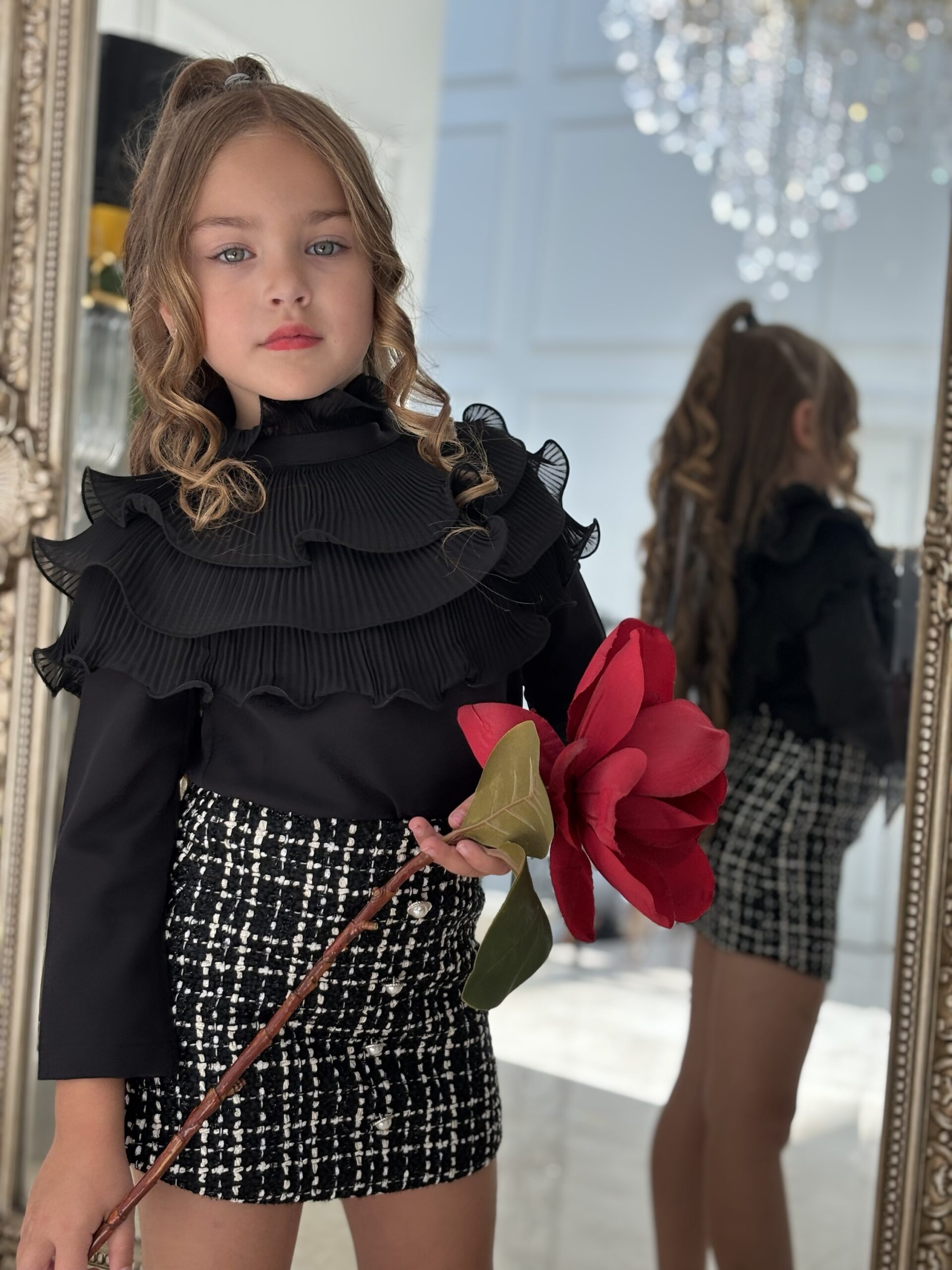 CRUSH LAYERED BLOUSE