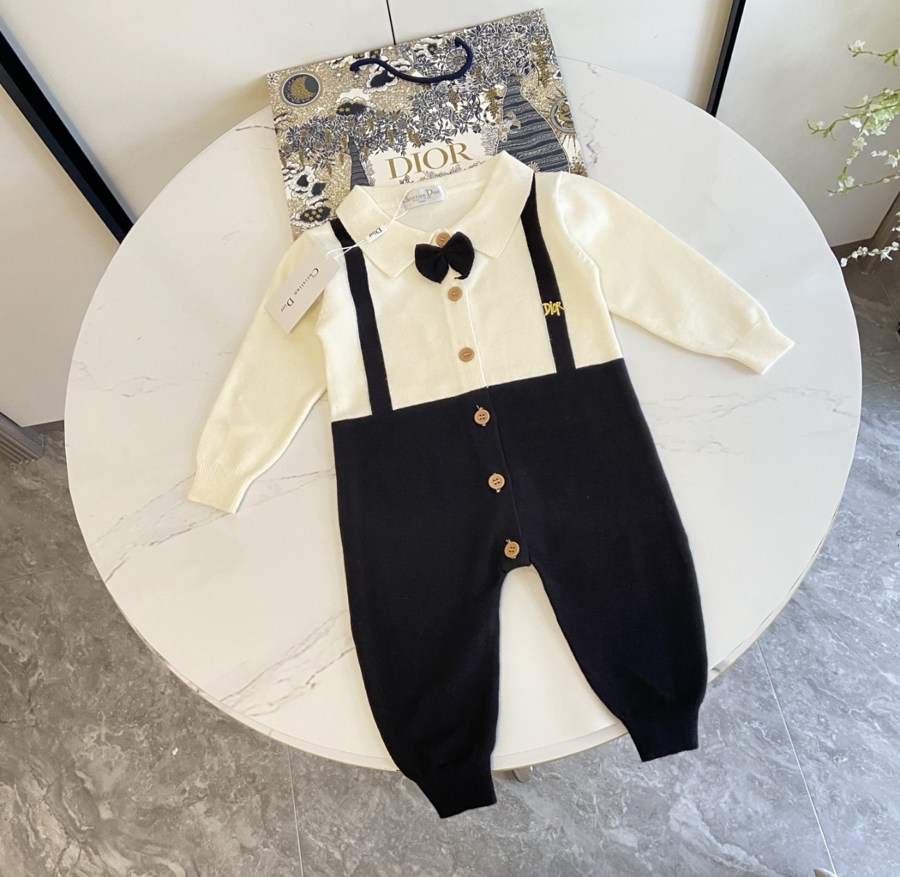 BABY BOSS KNITTED ONESIE