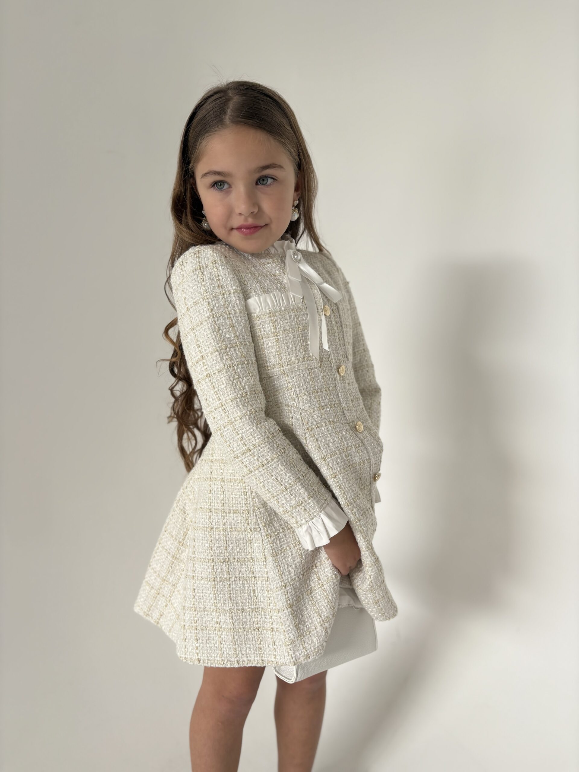 GOSSIP GIRL DRESS WHITE