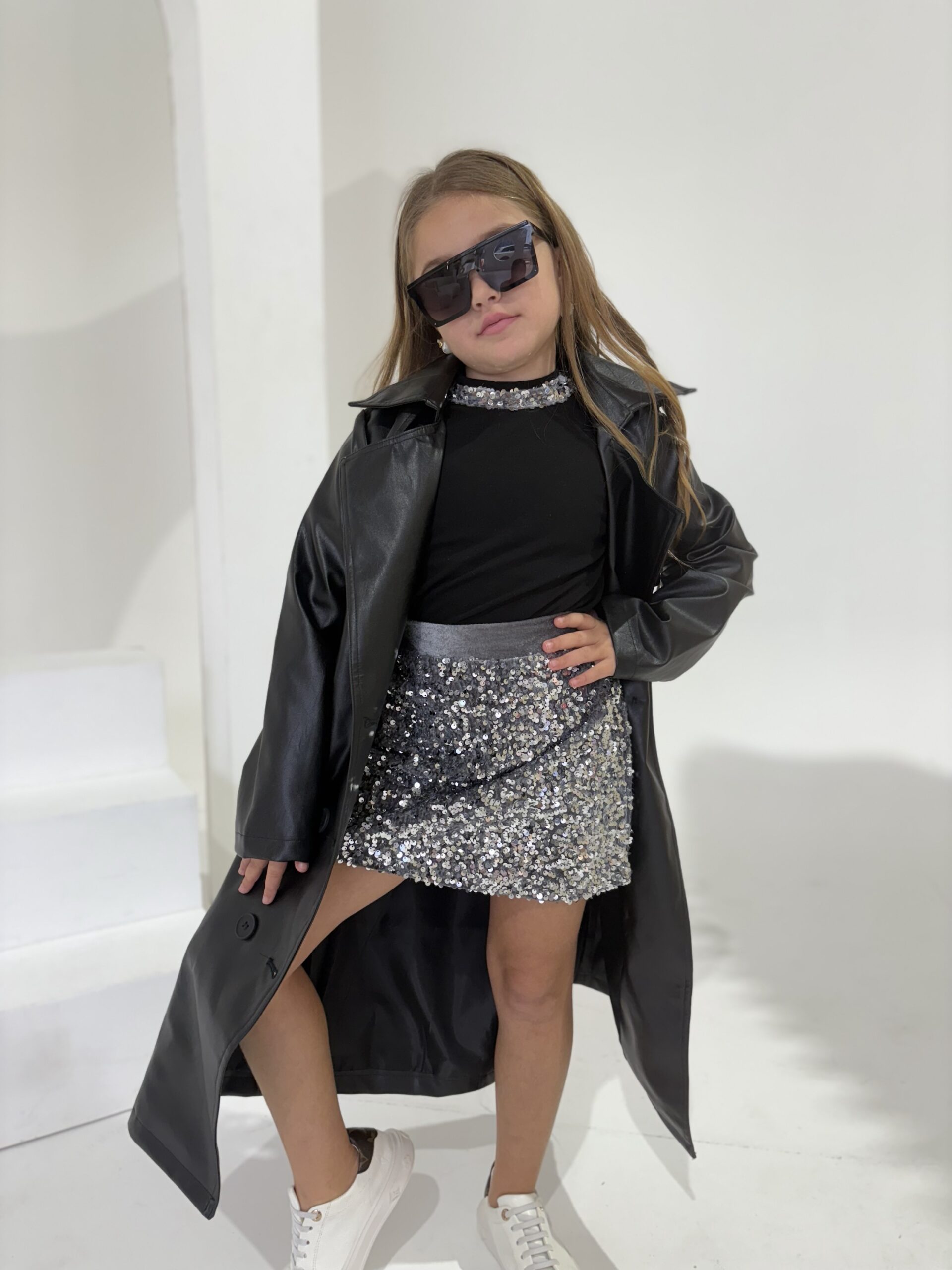 MATRIX LONGLINE LEATHER TRENCH