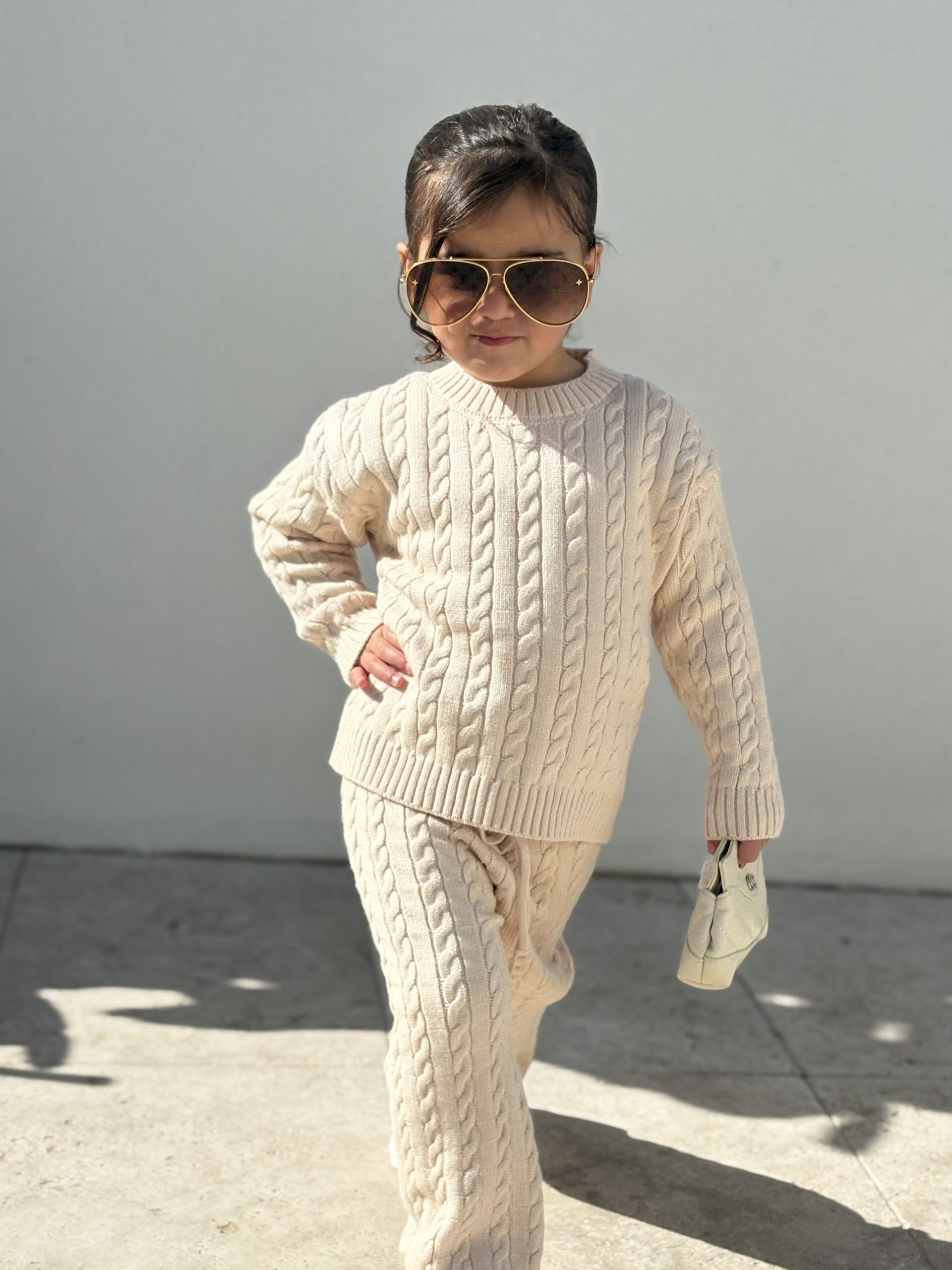CABLE KNIT SET