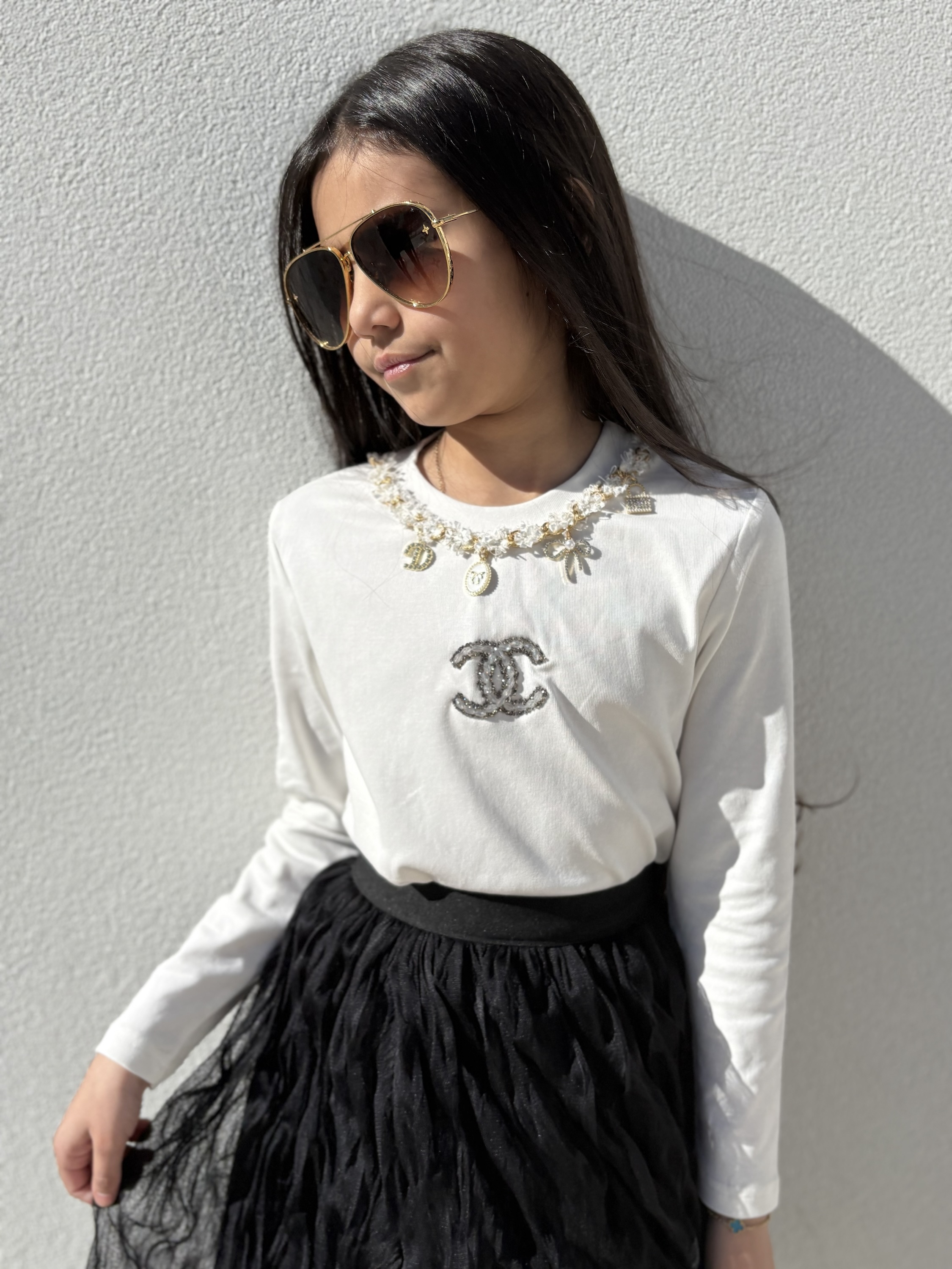 CHARM LONG SLEEVE TOP