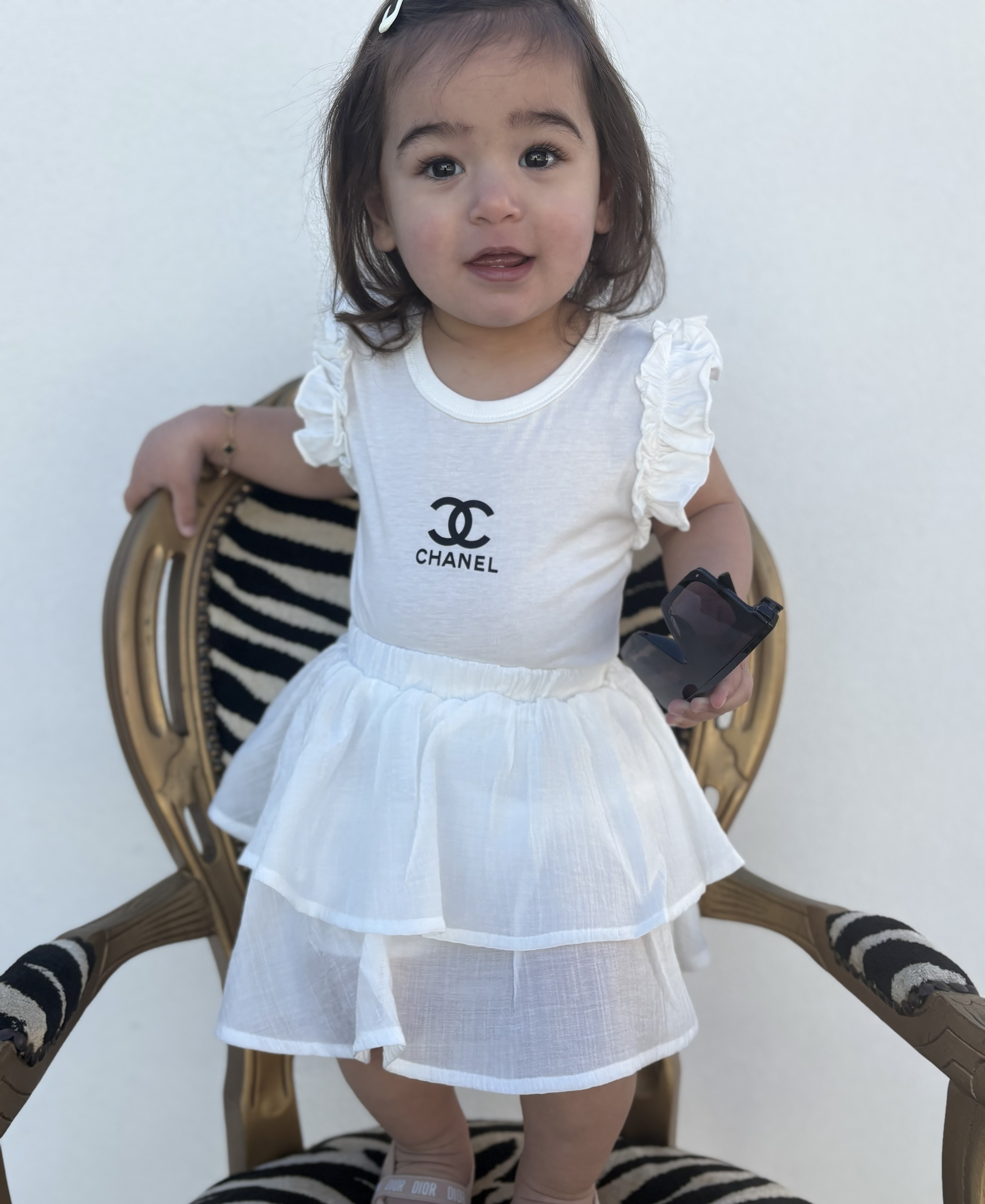 BABY WHITE FOX SET