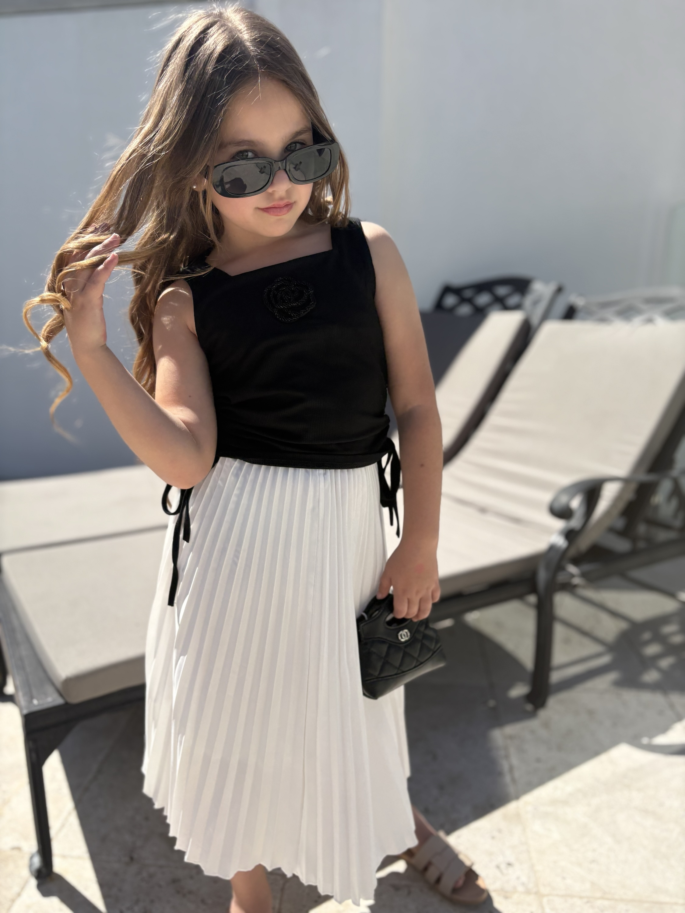 ZARA PLEAT MIDI SKIRT