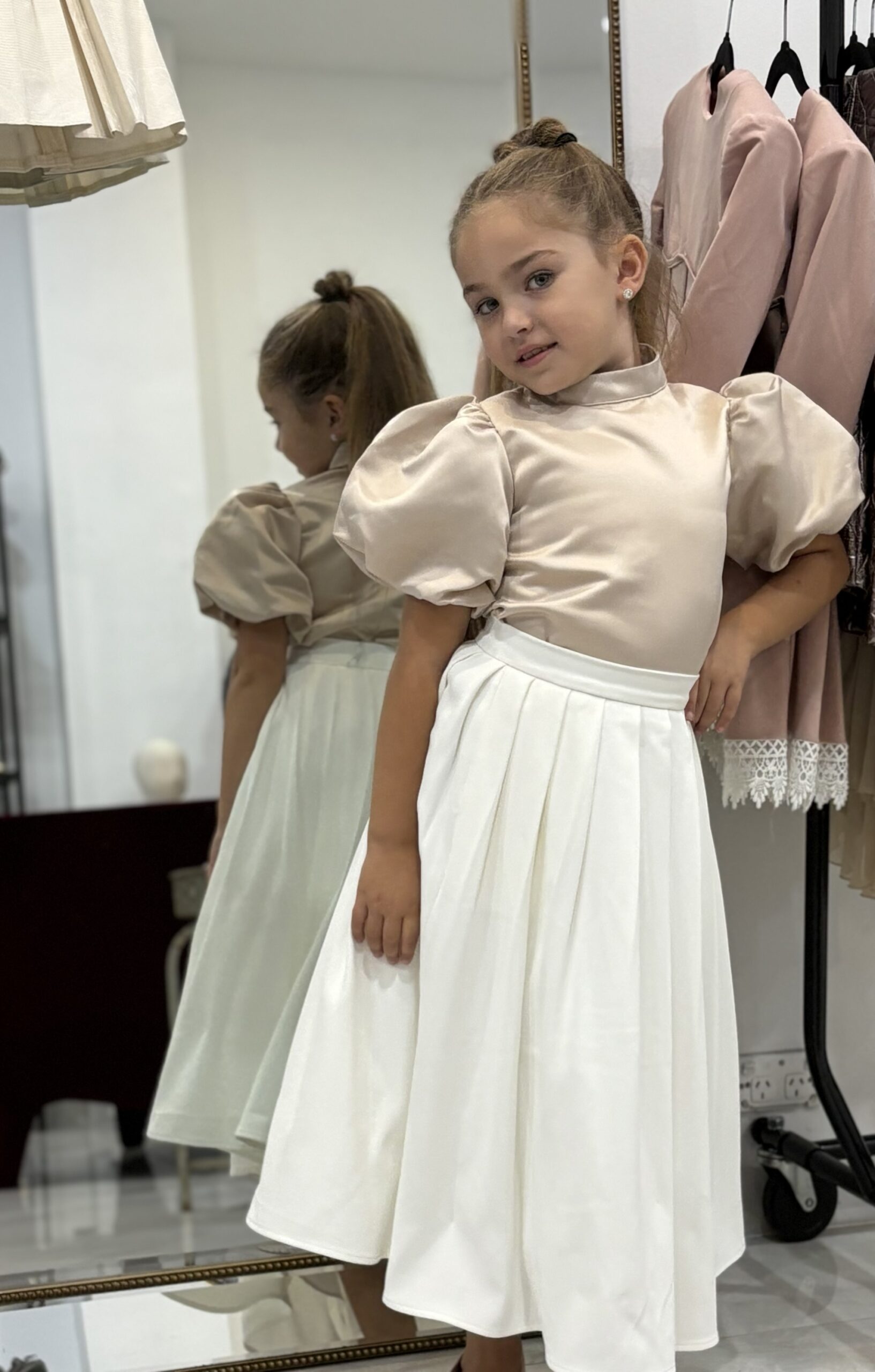 TAKE ME DANCING SKIRT (WHITE)