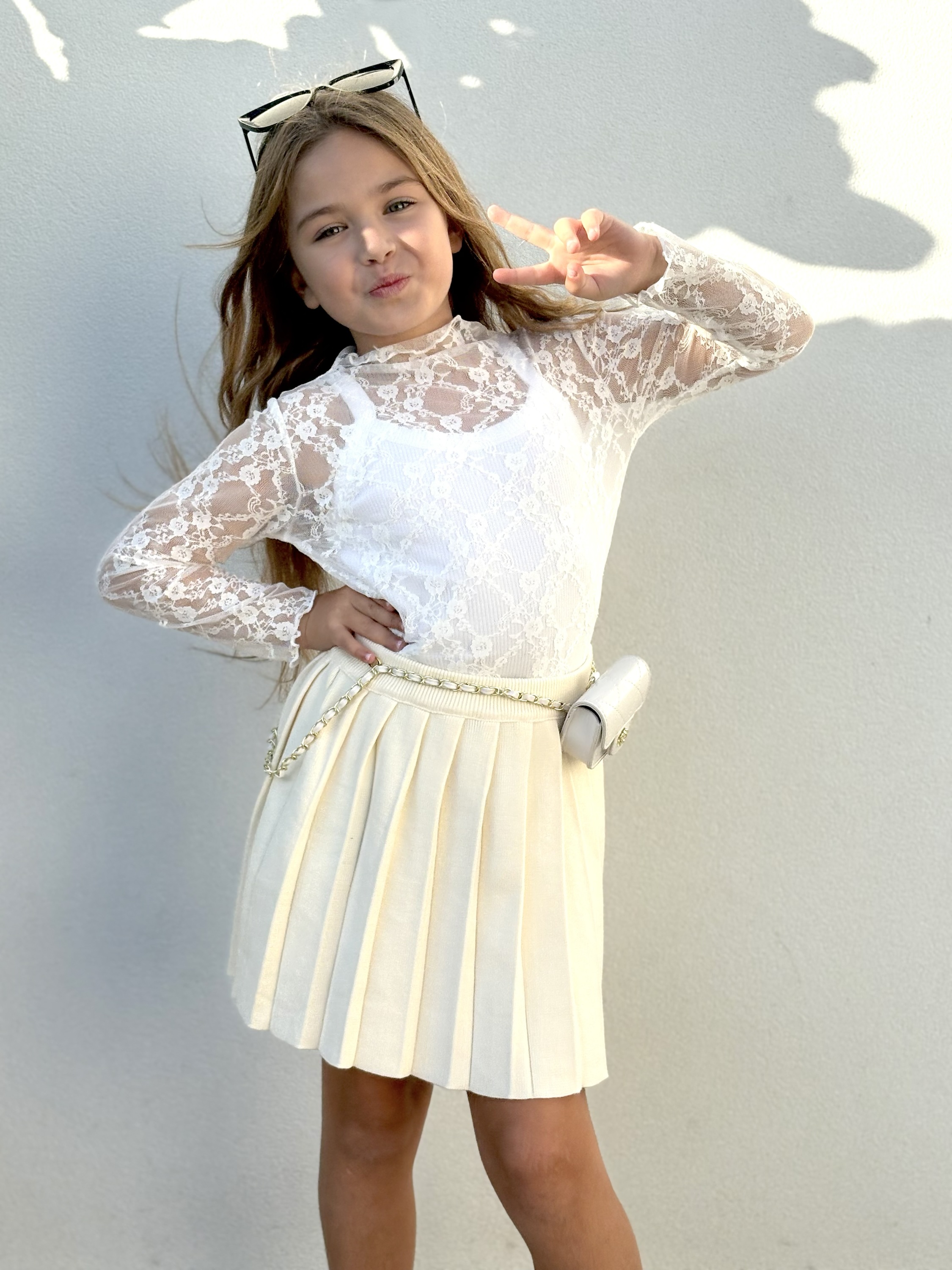 SOPHIA PLEAT SKIRT