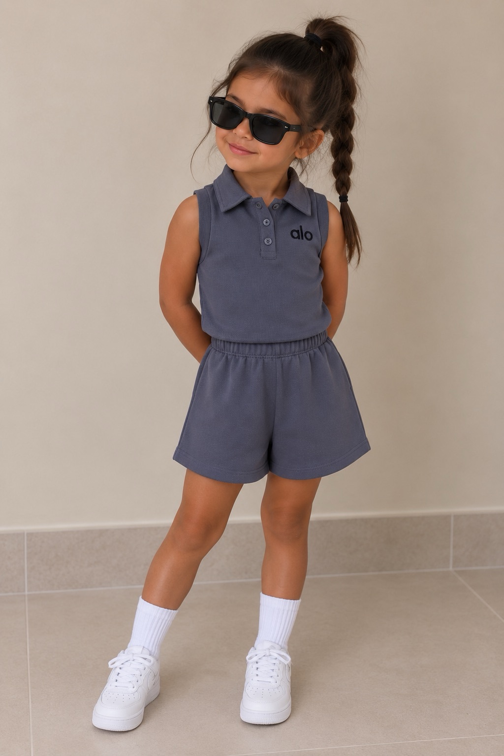 ALO ATHLEISURE CLUB SHORTS SET