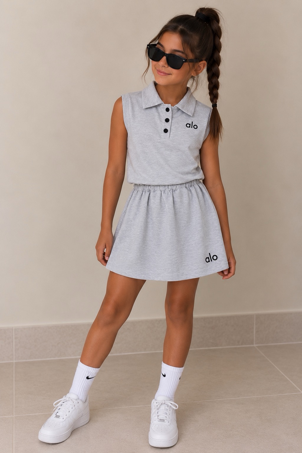 ALO ATHLEISURE SKORTS SET