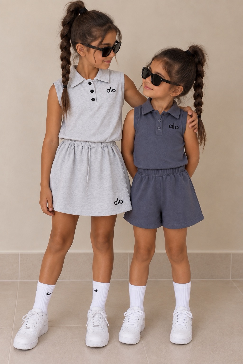 ALO ATHLEISURE SKORTS SET